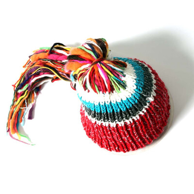 

Tailored Unisex Autumn And Winter Color Matching Tweezers Wool Cap Fashion Hat