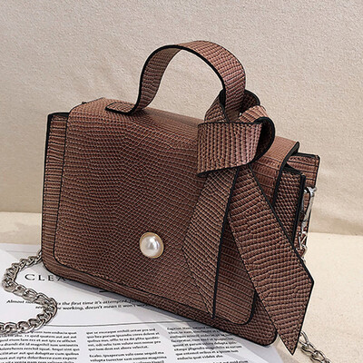 

On the new foreign style womens bag 2019 new tide Korean version of Joker Messenger bag fashion chain shoulder bag