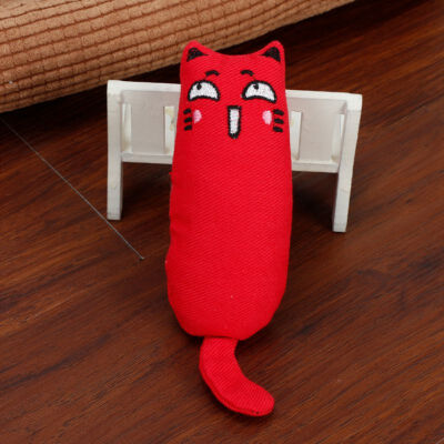 

Funny Interactive Crazy Cat Toy Pet Kitten Chewing Toy Teeth Grinding Catnip Toys Claws Thumb Bite Cat mint For Cats Cat Kickers