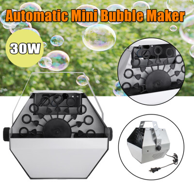 

30W Automatic Deluxe Bubble Maker Machine Auto Blower For DJ Party Kids Fun