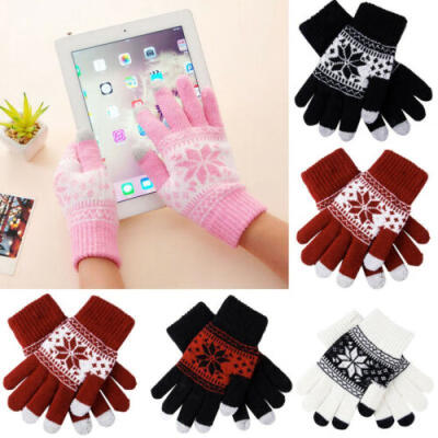 

Women Men Warm Touch Screen Soft Winter Gloves Warmer Mobile Phone