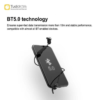 

Tuddrom D8 Wireless Bluetooth 50 Earphones IPX5 Waterproof Sport Headset Metal Magnetic Earbuds In Ear Headphones Hands-free with