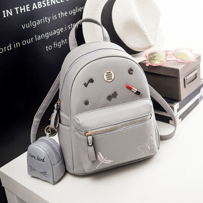 

Shoulder Bag Female Korean Edition Fashion Hundred Sets Mini Clean Backpack Students Backpack Leisure Bag