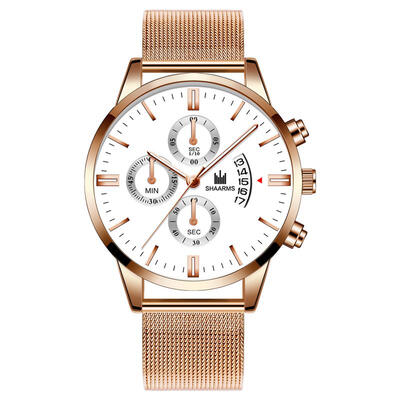 

Women Luxury Sport Watch Silver Mesh Band Stainless Steel Analog Quartz Wristwatch Ladies Military Date Watches Reloj Mujer