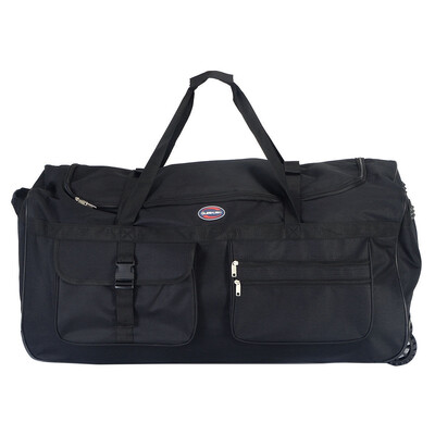 

36" Rolling Wheeled Tote Duffle Bag Travel Suitcase