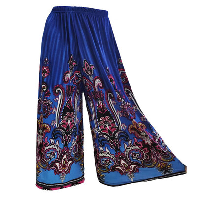

Womens Pants Bohemia Loose Pants Print Trousers Wide Leg Leggings Casual Pants