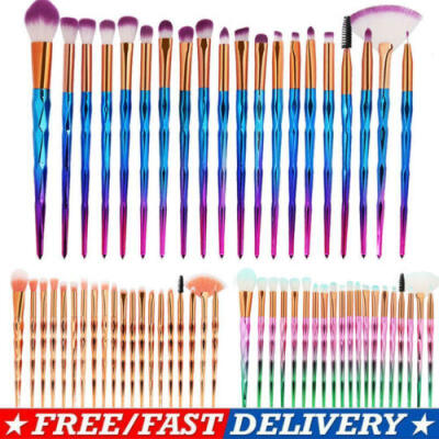 

20Pcs Set Unicorn Diamond Beauty Makeup Brushes Eyebrow Eyeshadow Soft Brush Kit