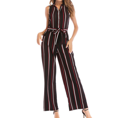 

Starmoon Women Sleeveless Loose Wide Leg Long Playsuit Casual Party Jumpsuit