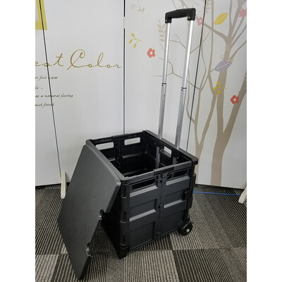 

ZHIWEI Second-generation folding shopping cart Portable Large capacity 16547