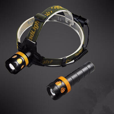 

ZHISHUNJIA K13-T6 3-Mode Mechanical Zoom LED Headlamp Bike Light Flashlight