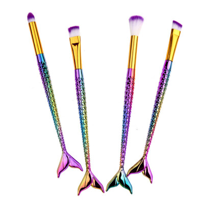 

Toponeto 4Pcs Pro Makeup Cosmetic Brushes Set Powder Foundation Eyeshadow Lip Brush
