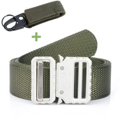 

Luxury Mens Tactical Belt For Jeans Pants Military Nylon Belt Metal Buckle Outdoor Training Belts High Quality Canvas Strap Gift