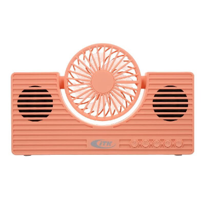 

Mini BT Speaker with Fan Wireless Phone Speaker Multi-functional Portable Sound Box Support TF Card AUX IN MP3 Player