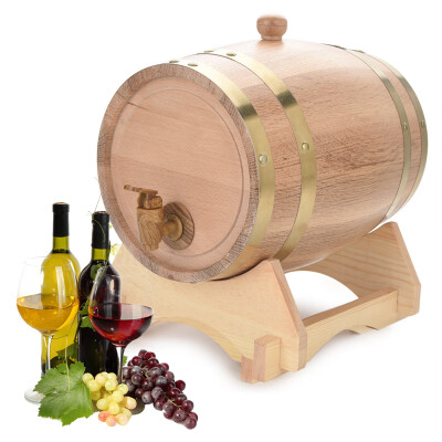 

5L Vintage Wood Oak Timber Wine Barrel for Beer Whiskey Rum PortOak Barrel Vintage Wood Oak