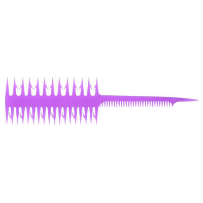 

Double Side Tooth Comb Hair Dyeing Tool Salon Fish Bone Shape Comb Brush