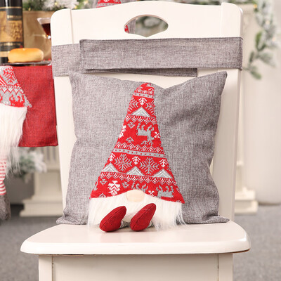 

〖Follure〗Christmas Cartoon Santa Claus Faceless Doll Pillow Case Bedroom Sofa Decor