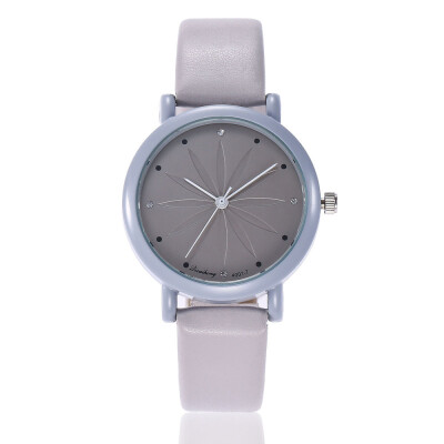 

New student ladies belt watch with diamond jelly color