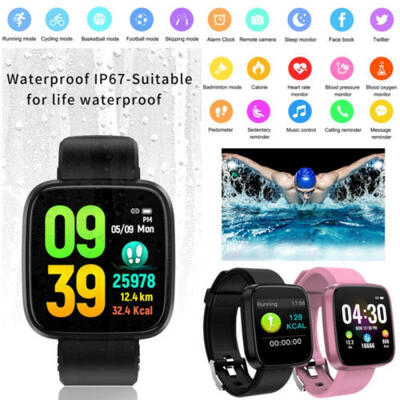 

2019 Fashion Women Lady Smart Watch Heart Rate Fitness Tracker For iOS Android