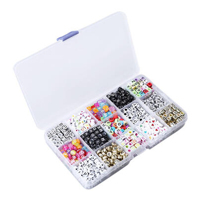 

1 Set Acrylic Letters Beads Set Crafts DIY Alphabet Beads For Jewelry