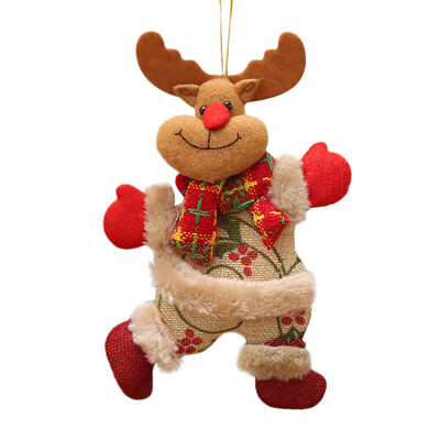 

Tailored Christmas Ornaments Gift Santa Claus Snowman Reindeer Toy Doll Hang Decorations