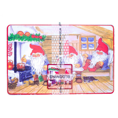 

New Christmas Placemat Set Winter Dining Room Kitchen Table Mat Holiday Home Decor 6pcs Placemats&6pcs Coasters Kitchen Gadget