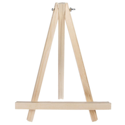 

Ktaxon 9" Mini Natural Wood Display Easel for Displaying Small Pictures Paintings Artist Trading Cards or Other Craft