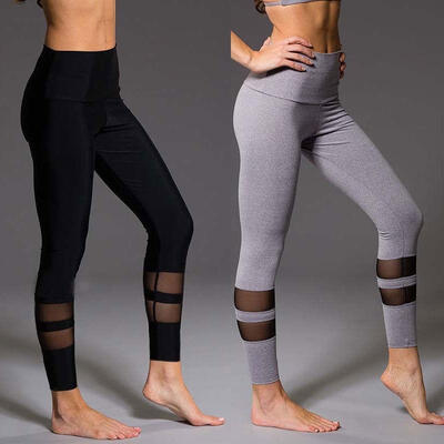 

New Hot Sell Women Yoga Fitness Slim Leggings Elastic Sports High Waist Pants