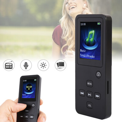 

HIFI 8GB Bluetooth MP3 Player Lossless Audio Headset FM Radio TF WAV FLAC WMA