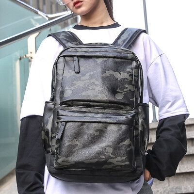 

Mens Backpack Fashion Large-capacity Students Backpack Korean version of Leisure Travel Couples Computer Shoulder Bag