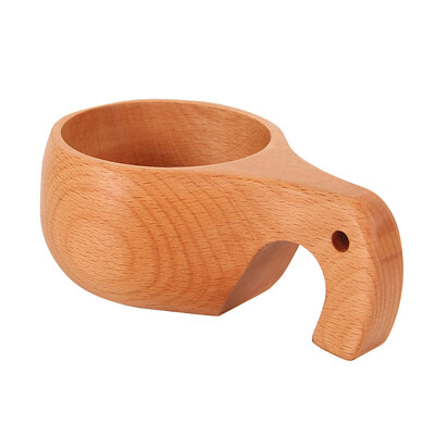 

Siaonvr New Wooden Cup Log Color Handmade Natural Wood Coffee Tea Beer Juice Milk Mug