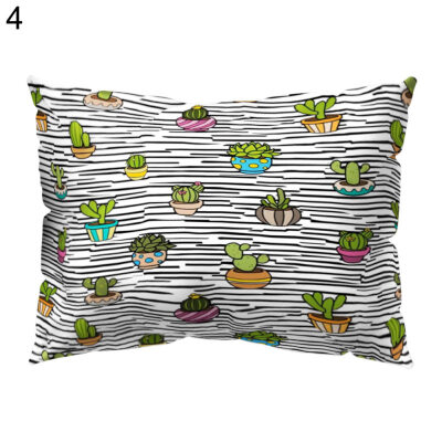 

Window Bonsai Plant Letters Throw Pillow Case Cushion Cover for Home Office Car