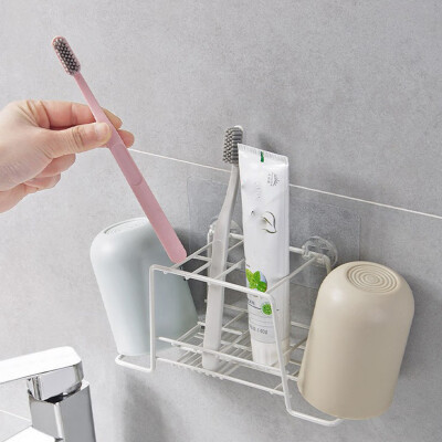 

Gobestart Household Toothbrush Holder Bathroom Teeth Brushing Cup Mug Cup Rack