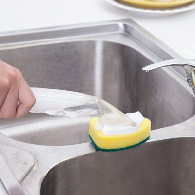 

Siaonvr Soap Dispenser Scrubber Dish Wand Brush Scrub Refill Washing Potts clean Kitchen