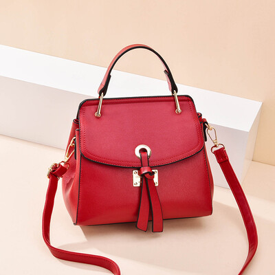 

Baggage lady handbag simple large capacity commuting slant bag Korean version Baitao lady single shoulder to send her mother
