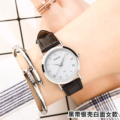 

Womens watches waterproof fashion 2019 new Korean version of simple leisure atmosphere belt student mens watches lovers watches