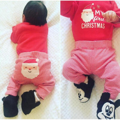 

Christmas Newborn Infant Baby Boys Girls Romper Bodysuit Jumpsuit Clothes Outfit