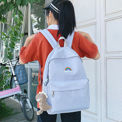 

Ins Super Fire Backpack Female Korean High School Mori Japanese Backpack Female Backpack Large Capacity Small Fresh Cute