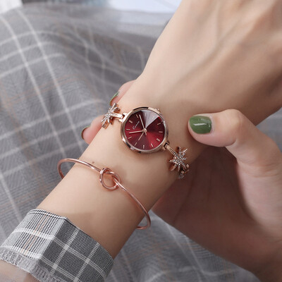 

Trendy ultra-thin ladies watch waterproof watch female quartz watch fashion watch student table