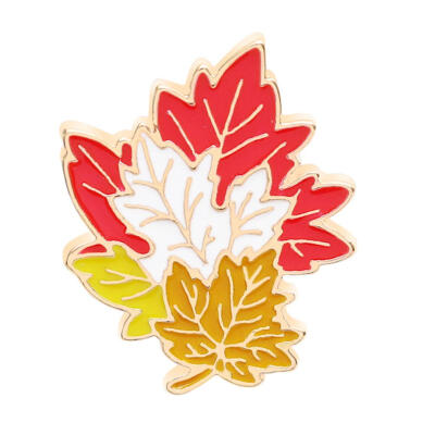 

Plant Flower Brooch Coats Bags Enamel Fashion Pin Badge Kids Jewelry Gift