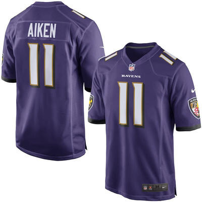 

Youth Football Jersey Baltimore Ravens Kamar Aiken Purple Game Jersey