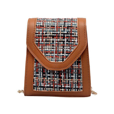 

Fashion Girls Colorful Weave Chain Crossbody Bags Handbags Shoulder Bag
