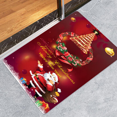 

〖Follure〗Merry Christmas Welcome Doormats Indoor Home Carpets Decor 40x60CM