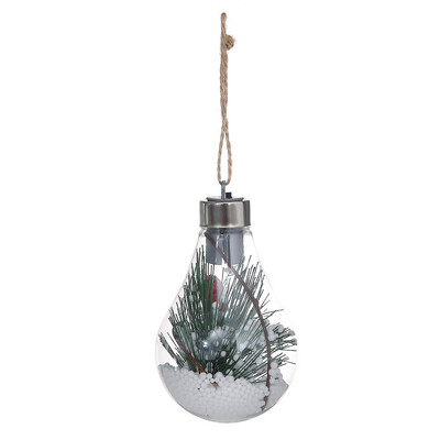 

Siaonvr Waterproof Hanging LED Bulb Home Garden Christmas Tree Decoration