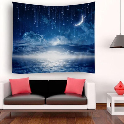 

Tapestry Wall Hanging Scenery Tapestries Starry Sky Tapestry for Bedroom Living Room Dorm 512"X591