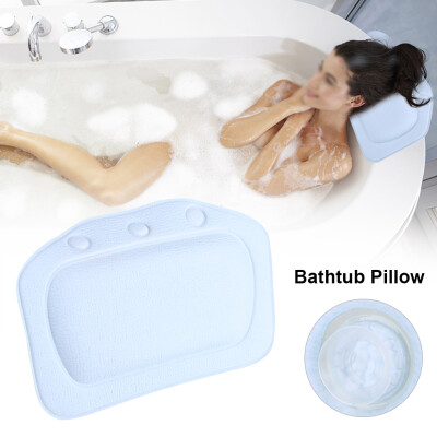 

Soft Foam Padded Spa Bath Pillow Tub Headrest Head Neck Back Cushion Bathroom Bathtub Pillow Bathtub Head Rest Pillow