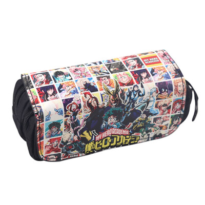

Lavendei Japanese Anime Pencil Case Large Capacity Pencil Organizer with Zipper Pen Bag for School Office Stationery Supplies