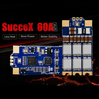 

Siaonvr iFlight SucceX 60A Plus BLHeli 32 Single ESC w 0603 LED Lights For FPV RC Drone