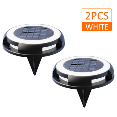 

Solar Powered Disk Lights Lawn Lamp IP68 Waterproof Outdoor Ground Lights for Lawn Garden Driveway Pathway