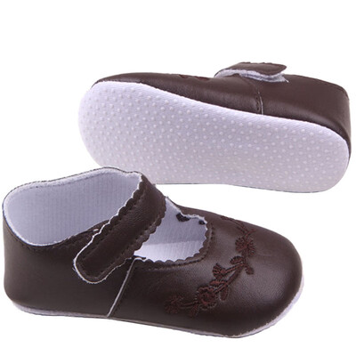 

New Kid Girl Pu Leather Princess Crib Shoes Newborn Comfy Outdoor Baby Shoe 0-1 Years 4 Colors