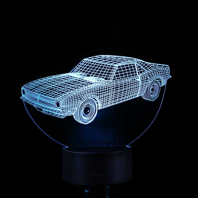

〖Follure〗3D Children Night Lamp 7 LED Colors Changing Table Desk Decoration